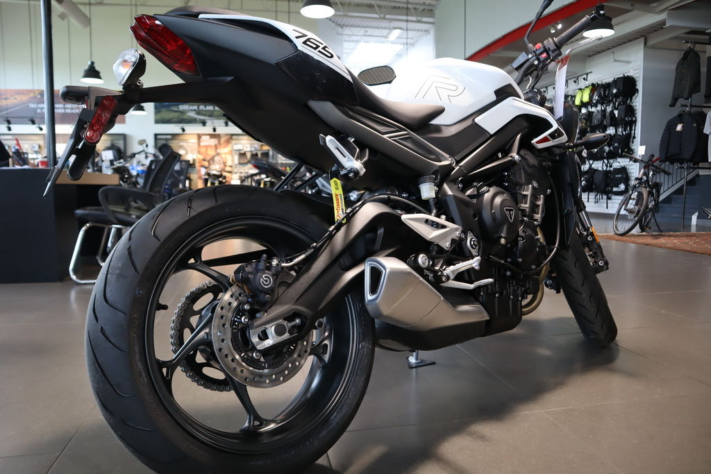 2024 Street Triple 765 R Crystal White  BP2463 - Click for larger photo