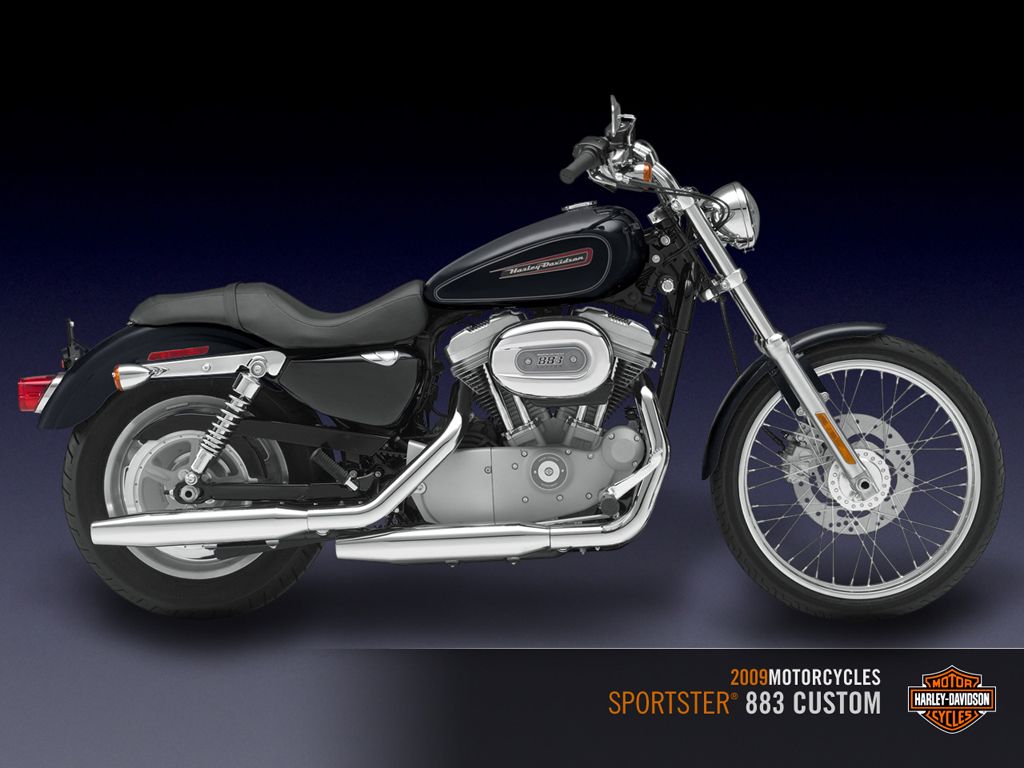 2009 XL883C - 883 Custom  419459 - Click for larger photo