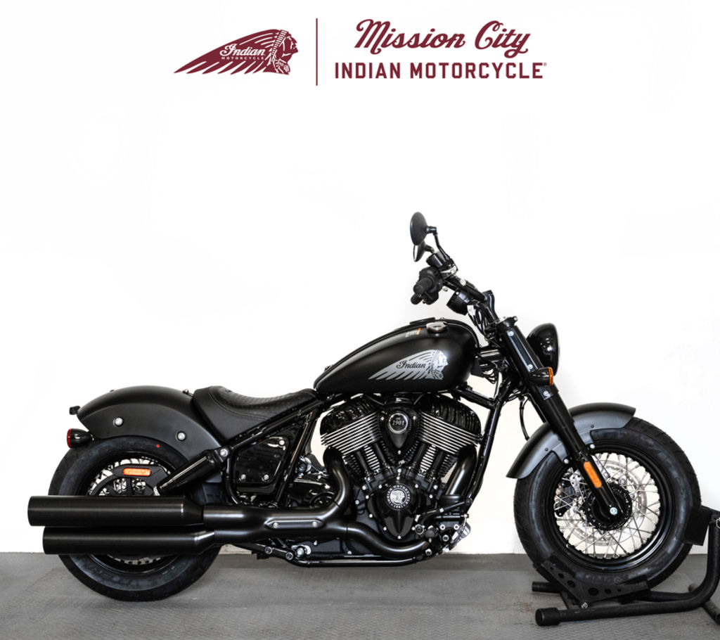 2024 Chief Bobber Dark Horse Black Smoke  IND013018 - Click for larger photo