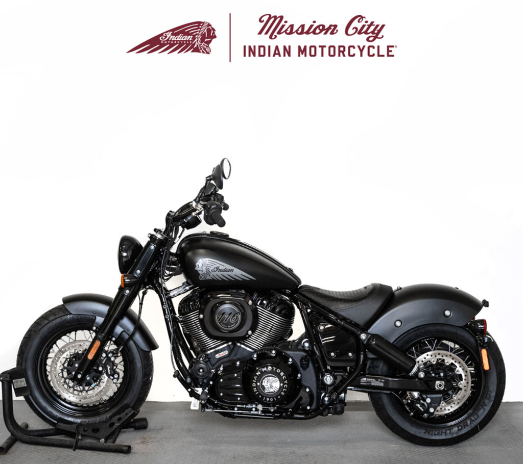 2024 Chief Bobber Dark Horse Black Smoke  IND013018 - Click for larger photo