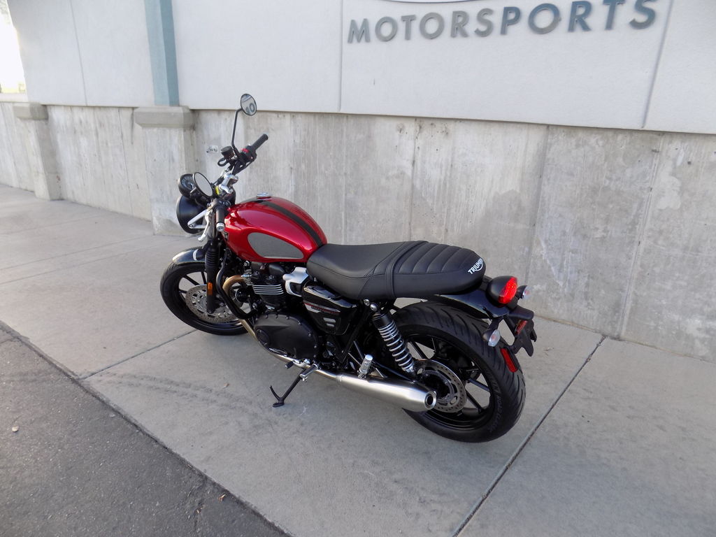 2023 Speed Twin 900 Chrome Edition Red Hopper  BH2646 - Click for larger photo